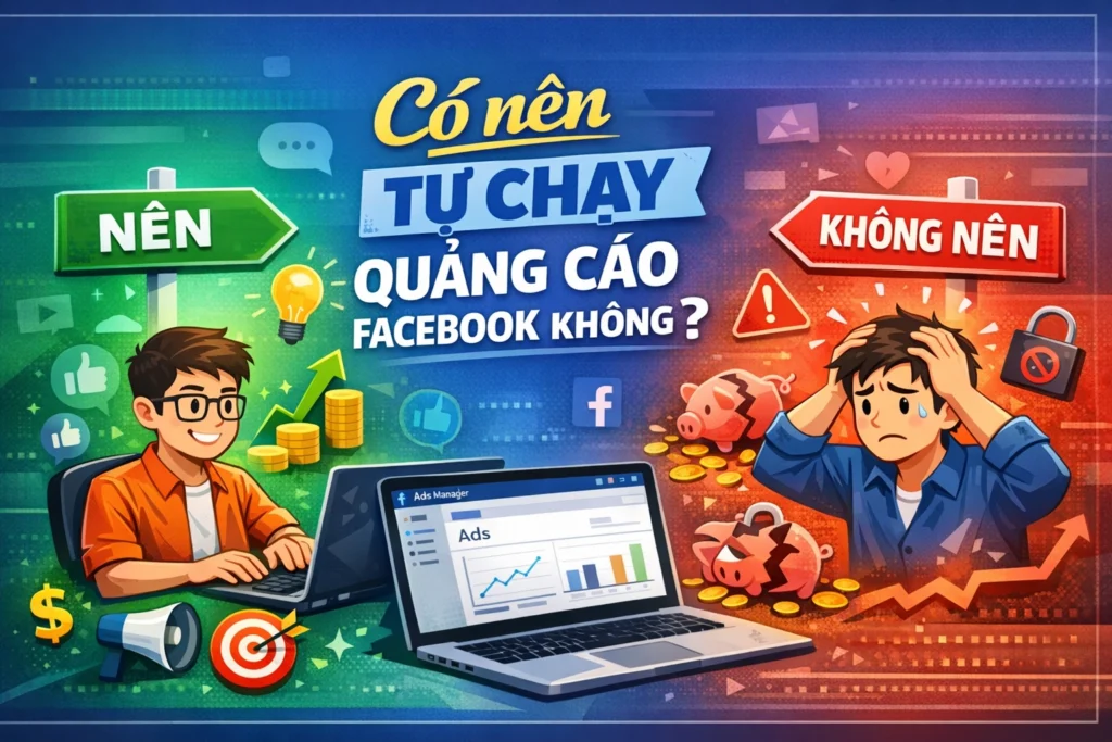 Có nên tự chạy quảng cáo Facebook hay không – phân tích nên và không nên