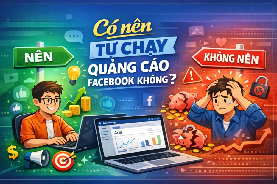 Có nên tự chạy quảng cáo Facebook hay không – phân tích nên và không nên