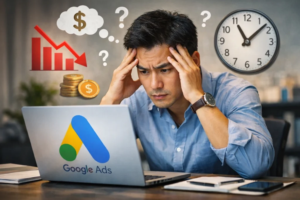 Rủi ro Google Ads trước khi triển khai khiến nhiều doanh nghiệp căng thẳng và phân vân quyết định