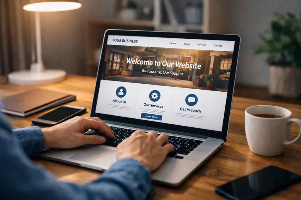 Người đang tìm hiểu thiết kế web cho cá nhân và doanh nghiệp nhỏ